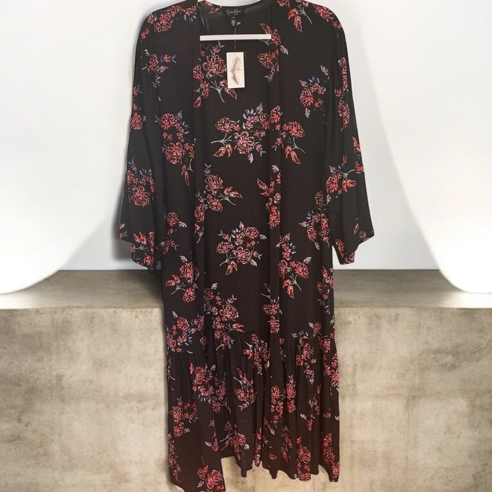 Jessica Simpson Floral Duster NWT
